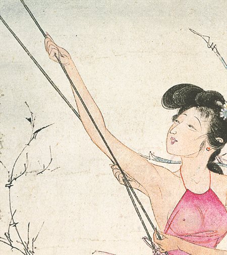 坊子-胡也佛的仕女画和最知名的金瓶梅秘戏图